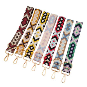 New Color Diamond Wide Shoulder Strap 3.8cm Women's Bag Accessories
