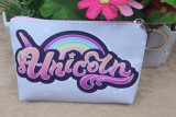 New Zero Wallet Coin Key Bag Small Wallet Cute Unicorn Cartoon Bag