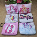 New Zero Wallet Coin Key Bag Small Wallet Cute Unicorn Cartoon Bag