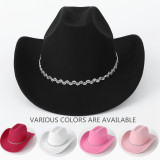 Western cowboy hats, men's and women's sun protection hats, performance hats