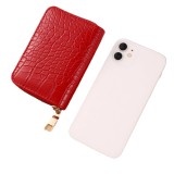 New Stone Pattern PU Large Capacity Zero Money Bag Card Storage Wallet