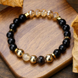 Hot selling crystal bracelet, tiger eye elastic bracelet, natural stone bead bracelet wholesale