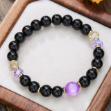 Hot selling crystal bracelet, tiger eye elastic bracelet, natural stone bead bracelet wholesale