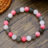 Hot selling crystal bracelet, tiger eye elastic bracelet, natural stone bead bracelet wholesale