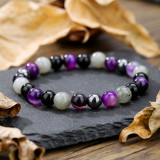 Hot selling crystal bracelet, tiger eye elastic bracelet, natural stone bead bracelet wholesale