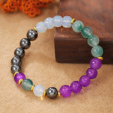 Hot selling crystal bracelet, tiger eye elastic bracelet, natural stone bead bracelet wholesale