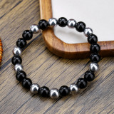 Hot selling crystal bracelet, tiger eye elastic bracelet, natural stone bead bracelet wholesale