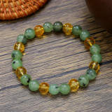 Hot selling crystal bracelet, tiger eye elastic bracelet, natural stone bead bracelet wholesale