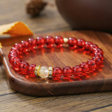 Hot selling crystal bracelet, tiger eye elastic bracelet, natural stone bead bracelet wholesale