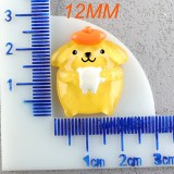 12MM snap button Kuromi Pudding Dog Jade Gui Dog Resin Cartoon DIY