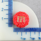 20mm snap button M Bean Resin Fun Chocolate Beans