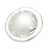 20mm snap button metal rhinestone Golden Silver Flower Pearl Snowflake