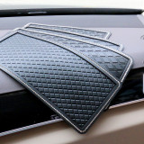 Car perfume accessories diamond inlaid anti slip mat grid storage mat