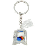 Dripping Oil Sea Star Dolphin Shell Exquisite Girl Bag Pearl Keychain