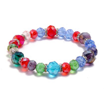 Beaded crystal bracelet bracelet, simple and elegant girl's accessory
