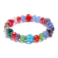 Beaded crystal bracelet bracelet, simple and elegant girl's accessory