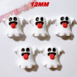 Halloween Ghost Resin 12MM Snap button
