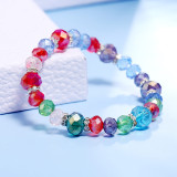Beaded crystal bracelet bracelet, simple and elegant girl's accessory