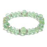 Beaded crystal bracelet bracelet, simple and elegant girl's accessory