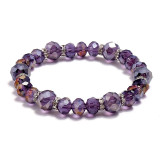 Beaded crystal bracelet bracelet, simple and elegant girl's accessory