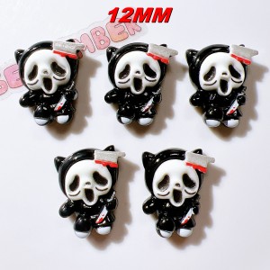 Halloween Ghost Resin 12MM Snap button