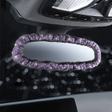 Car interior diamond studded handbrake, gear shift, seat belt, shoulder guard, hot pressed diamond rearview mirror cover, ladies' full drill bit pillow handle cover