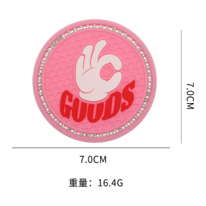 Car honeycomb PVC coasters Car coasters Car coasters Anti slip mats Thermal insulation mats Round coasters