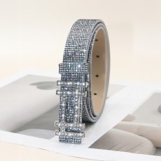 Rhinestone belt, women's ins belt, decorative sequin denim belt, design belt