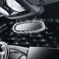 Car interior diamond studded handbrake, gear shift, seat belt, shoulder guard, hot pressed diamond rearview mirror cover, ladies' full drill bit pillow handle cover
