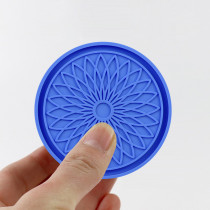 Flower Car Cup Mat Silicone Water Cup Mat Thermal Insulation Mat