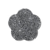 Car full diamond plum blossom coaster car inlaid diamond coaster decoration for women