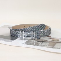 Rhinestone belt, women's ins belt, decorative sequin denim belt, design belt