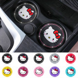 Car Cup Mat Car Cup Mat Universal Cup Slot Anti slip Mat Cartoon Cute Women's Car Interior Decoration