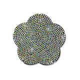 Car full diamond plum blossom coaster car inlaid diamond coaster decoration for women