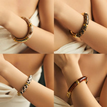 Hot selling European and American high-end bracelet handmade elastic rope bracelet retro temperament bracelet