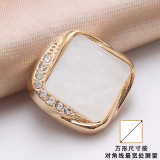 20mm snap button metal rhinestone Golden Silver Flower Pearl Snowflake love