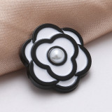 20mm snap button metal rhinestone Golden Silver Flower Pearl Snowflake love