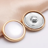 20mm snap button metal rhinestone Golden Silver Flower Pearl Snowflake love