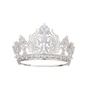 Party Crown Bridal Crown Hair Accessories Alloy Queen Water Diamond Model Walk Show
