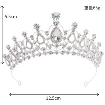 Wedding headwear alloy rhinestone bridal crown performance European and American crown wholesale