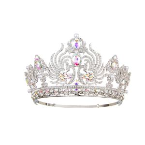 Party Crown Bridal Crown Hair Accessories Alloy Queen Water Diamond Model Walk Show