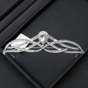 Crown headdress, bride, rhinestone, 18th birthday, coming of age, princess, hair accessory