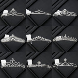 Crown headdress, bride, rhinestone, 18th birthday, coming of age, princess, hair accessory