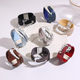 Love brushed bracelet, women's leather bracelet, PU leather bracelet