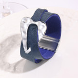 Love brushed bracelet, women's leather bracelet, PU leather bracelet