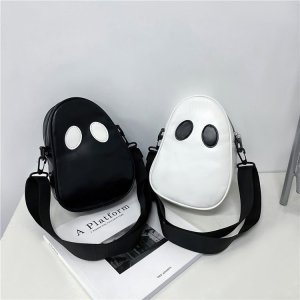 Halloween backpack, female ghost shoulder bag, student crossbody bag
