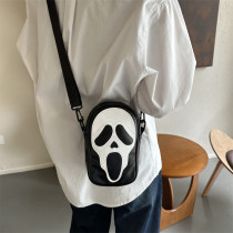 New Halloween skeleton bag, ghost shoulder bag, women's crossbody bag, mobile phone bag