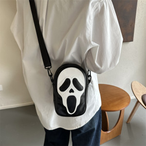 New Halloween skeleton bag, ghost shoulder bag, women's crossbody bag, mobile phone bag