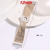 Love 12MM Snaps button PU Leather Alloy Bracelet  Magnet Buckle Women's Bracelet