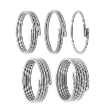 Titanium steel spring multi-layer bracelet, stainless steel ring bracelet
